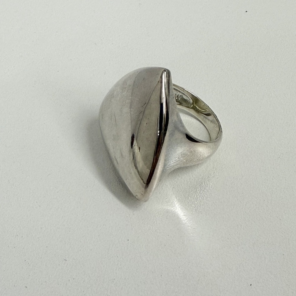 Sterling PAJ Prime Art & Jewel Ring Modernist Triangle Design 9 Grams Size 7 1/4 - Picture 7 of 12